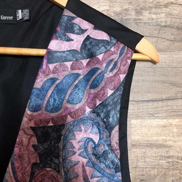 Vintage Paisley Waistcoat Vest Medium Large - Picture 3 of 6